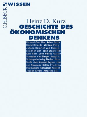 cover image of Geschichte des ökonomischen Denkens